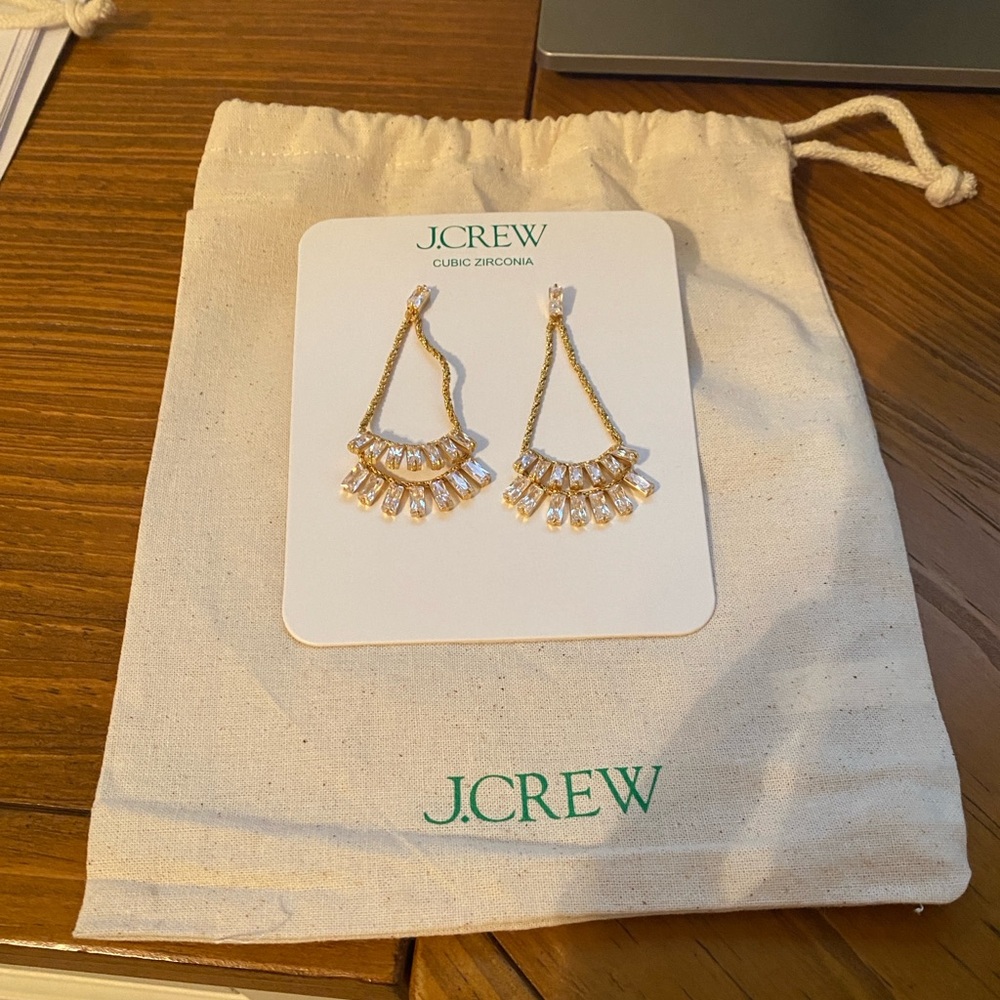 JCREW Cubic Zirconia earnings. NWT